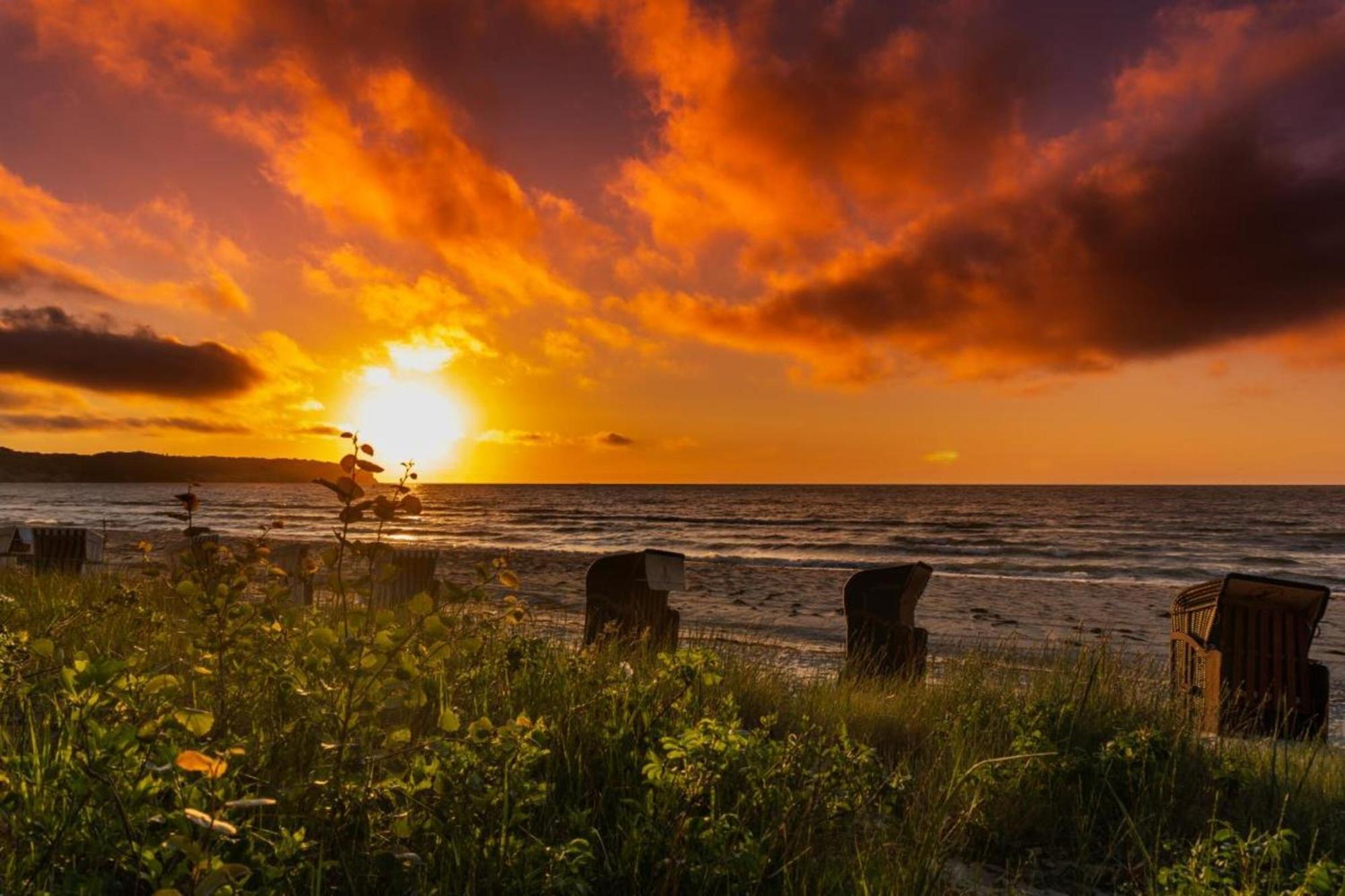 Traumhaftes Appartement - Odins Blick Wohnung 13 , Sauna Und Privatstrand, Blick Zur Ostsee Lobbe Eksteriør bilde